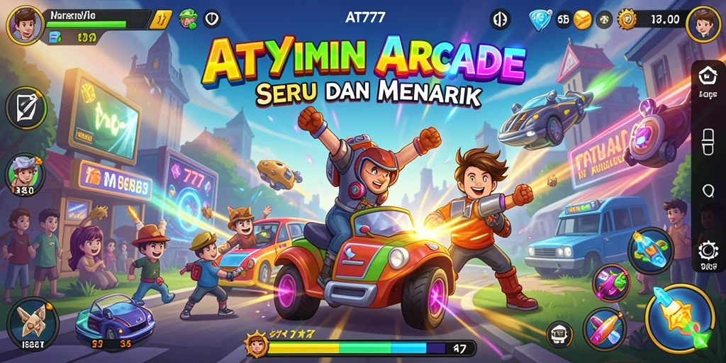 Screenshot utama menampilkan gameplay seru AT777 dengan aksi cepat.