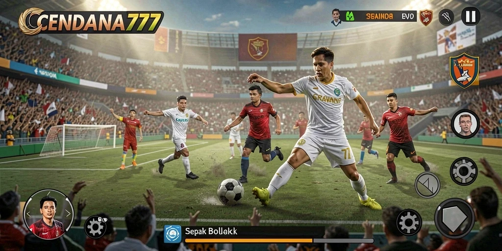 Tampilan gameplay CENDANA777 yang menegangkan dan realistis.