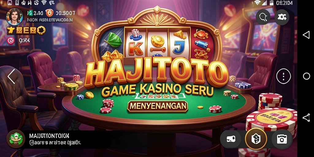Tampilan menawan dari gameplay Kasino HAJITOTO yang mengasyikkan.