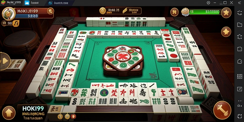 Screenshot HOKI99 menampilkan gameplay Mahjong yang seru dan menantang.