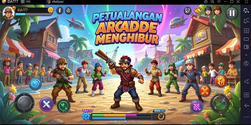 Tampilan gameplay seru di IDA777 dengan aksi cepat dan tantangan menarik.