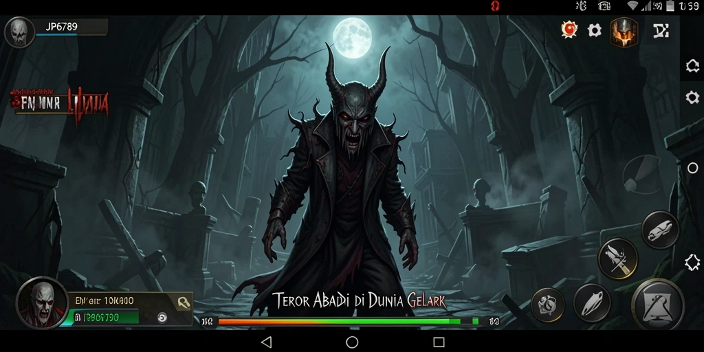Gameplay menegangkan dengan suasana horor yang mencekam.