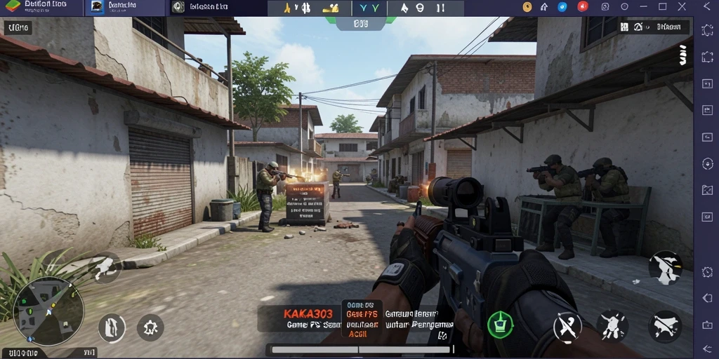 Tampilan gameplay KAKA303 yang seru dan intens.
