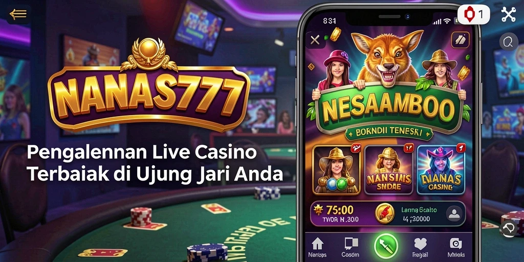 Tampilan gameplay menarik di NANAS777 Live Casino.