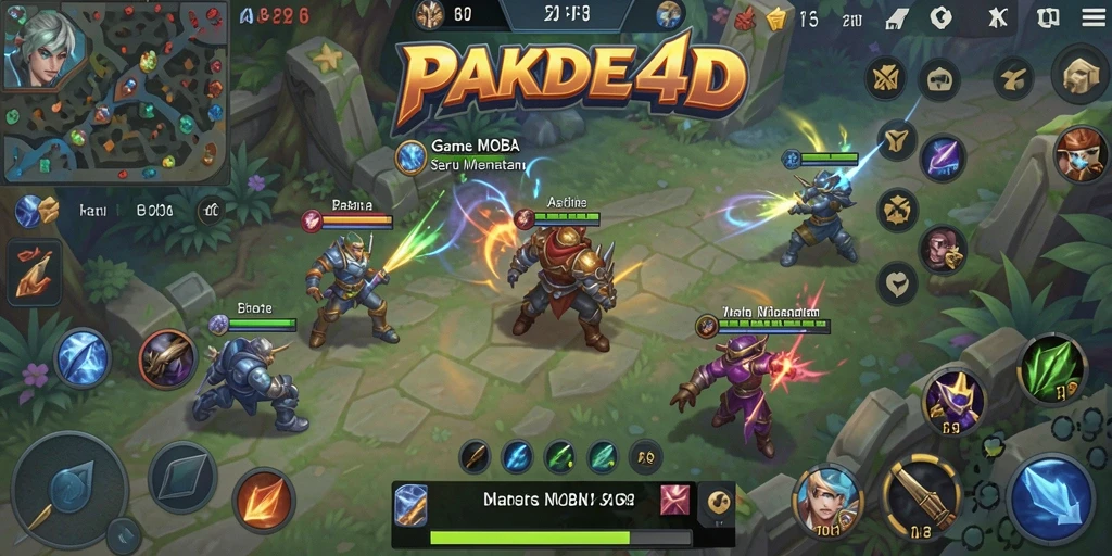 Tampilan gameplay seru dan menegangkan di PAKDE4D.