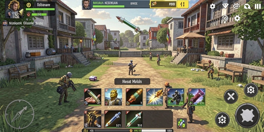 Gameplay RP886 yang menampilkan mekanisme Idle yang menarik.